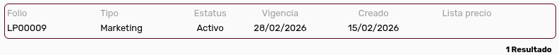 *EEnlacesListado
