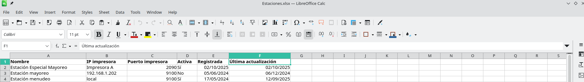 EstacionesPreparaciónListadoExportado
