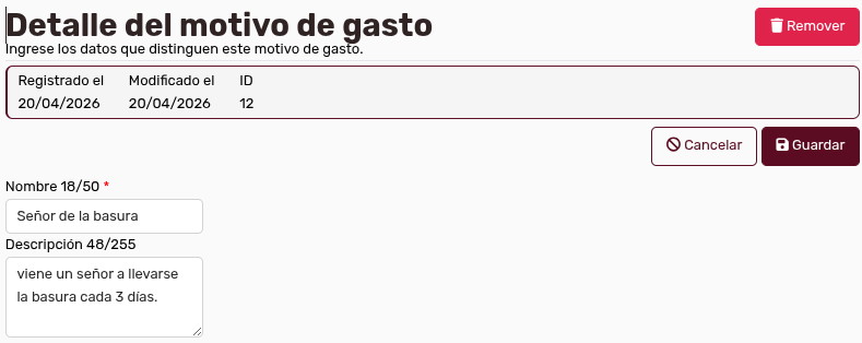 *MGastosPantallaDetalles