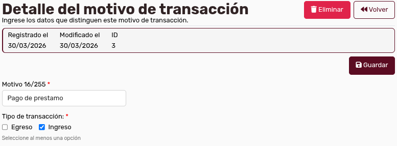 *MTransacciónDetalles