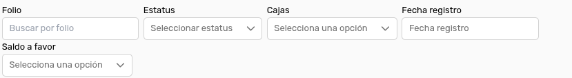 *FiltrosPagos
