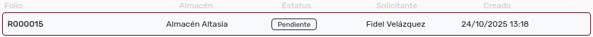 *RequisiciónPendiente