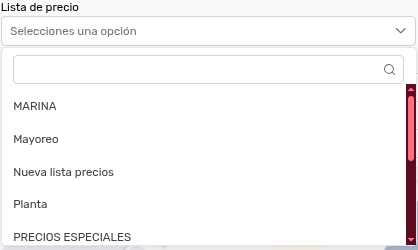 *ListaDesplegada