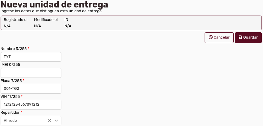 *UnidadesEntrega
