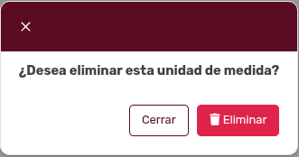 *UnidadesMedidaModal