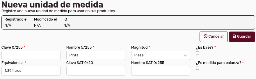*UnidadesMedida