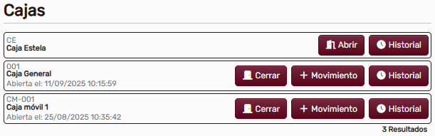ListadoCajas