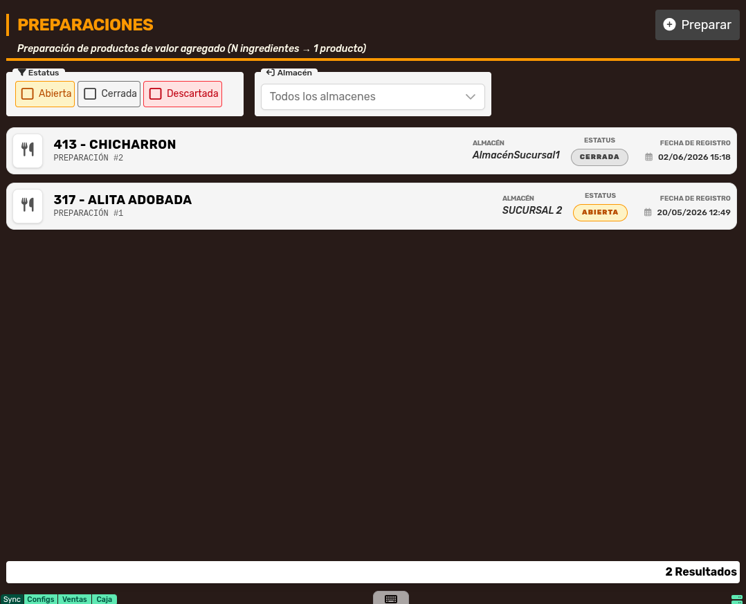 *PantallaPreparaciónInicial