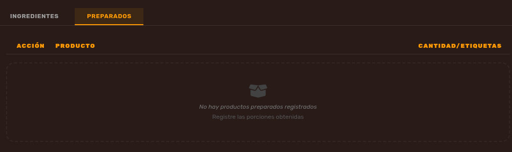 *InterfazPestañaPreparados