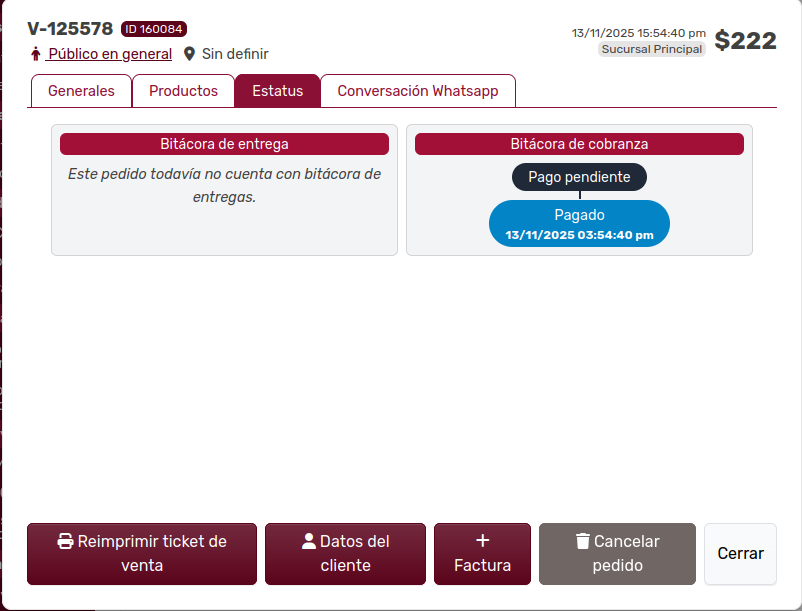 BitácoraCobranza