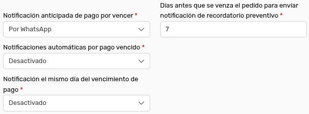 Opción WhatsApp