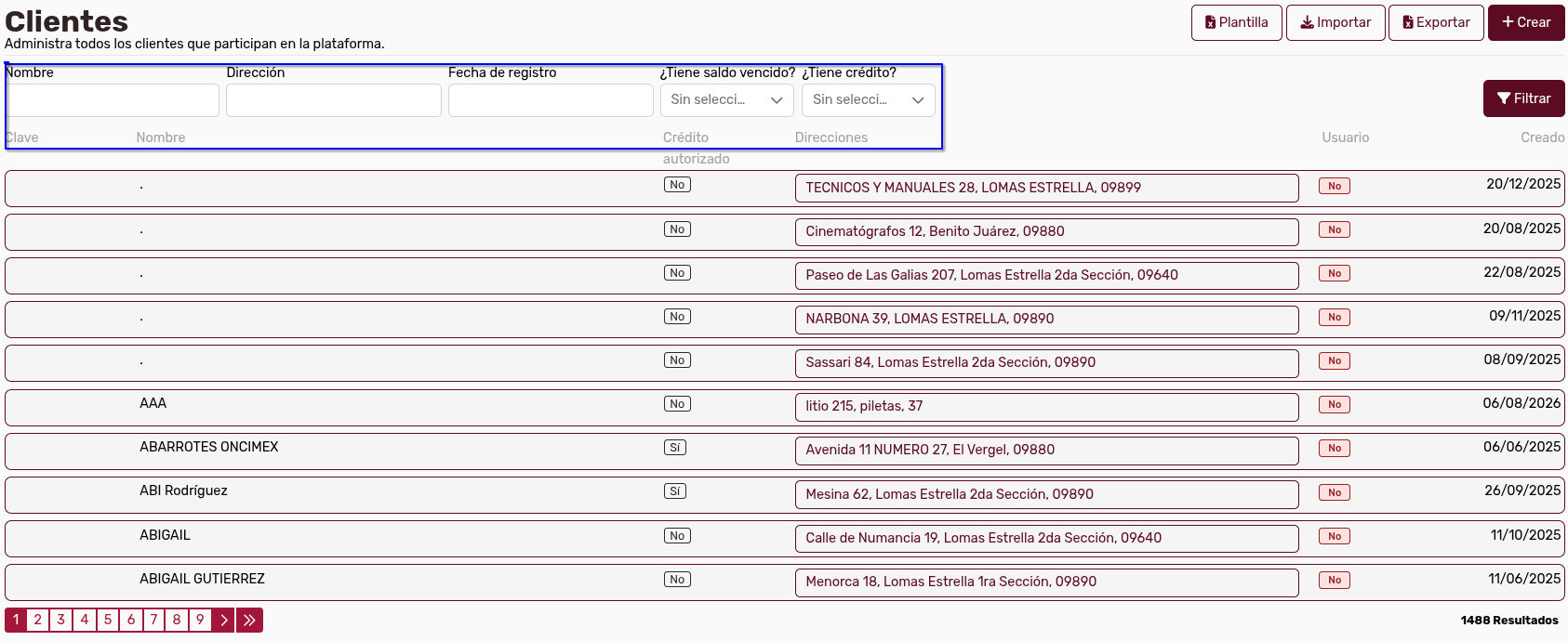 *Cliente