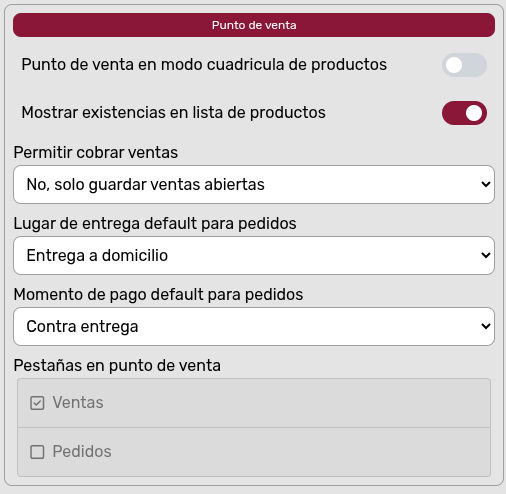 *CajaConfiguraciónPestañaGeneralPuntoVenta