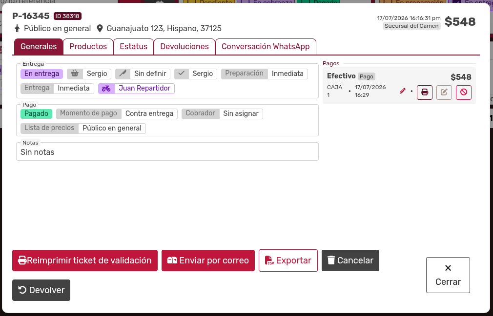 *Detalles