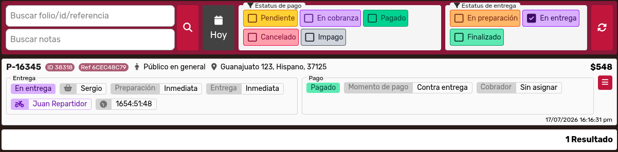 *Filtros