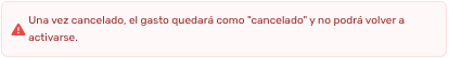 *Advertencia
