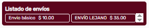 ListadoEnvíos
