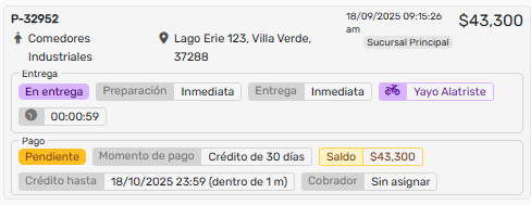 PedidoEnEntrega