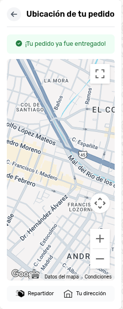 *PantallaPedidoEntregado