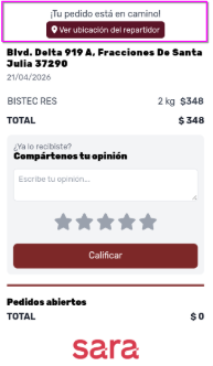 *PedidoEnCamino