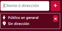 ClienteODirección