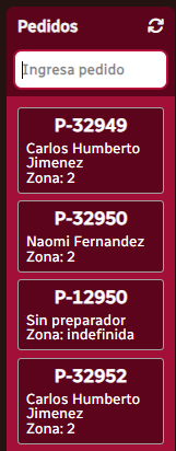 Barra Pedidos