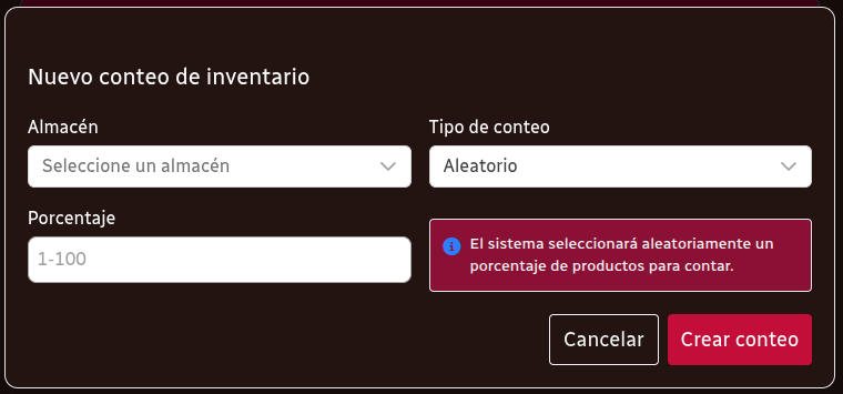 *ConteoAleatorio