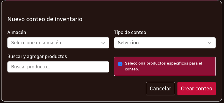 *ConteoDeSelección