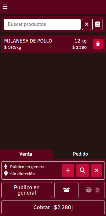 *PantallaVentas