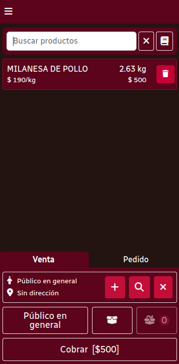 *PantallaVentas