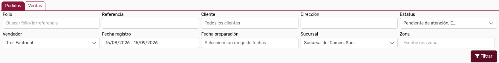 *Filtros